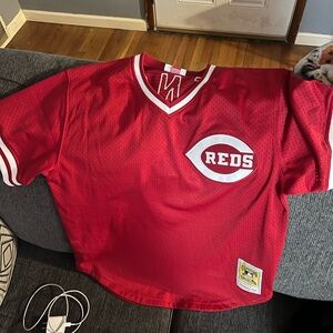 Wore 2 times Johnny Bench jersey